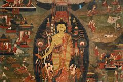 11-1 Buddha Sakyamuni and Scenes of His Previous Lives Jataka Tales, 1573-1619, Tibet - New York Metropolitan Museum Of Art